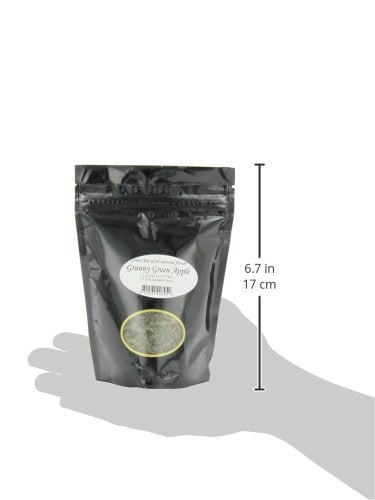 English Tea Store Granny Green Apple Tea Pouches - 4oz | Loose Leaf Green Tea | Refreshing Apple Flavor || Fruity Aromatic Blend | Great Hot or Iced
