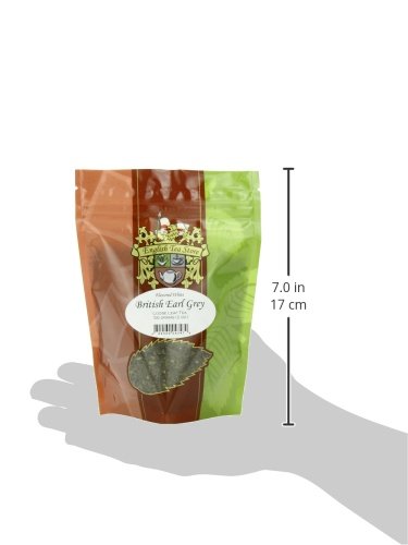 English Tea Store Loose Leaf, British Earl Grey Flavored White Tea, 2 Ounce