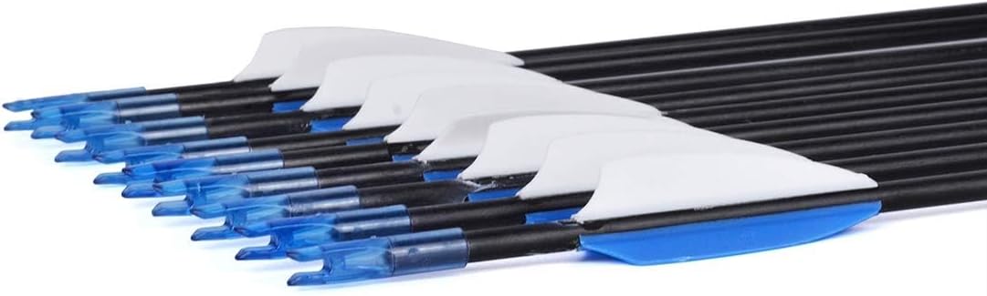 LWANO 31" Training Arrows-Archery Practice Target Arrows for Kids Youth or Beginners with Durable Shaft on Recurve Bow Compound Bow and Longbow