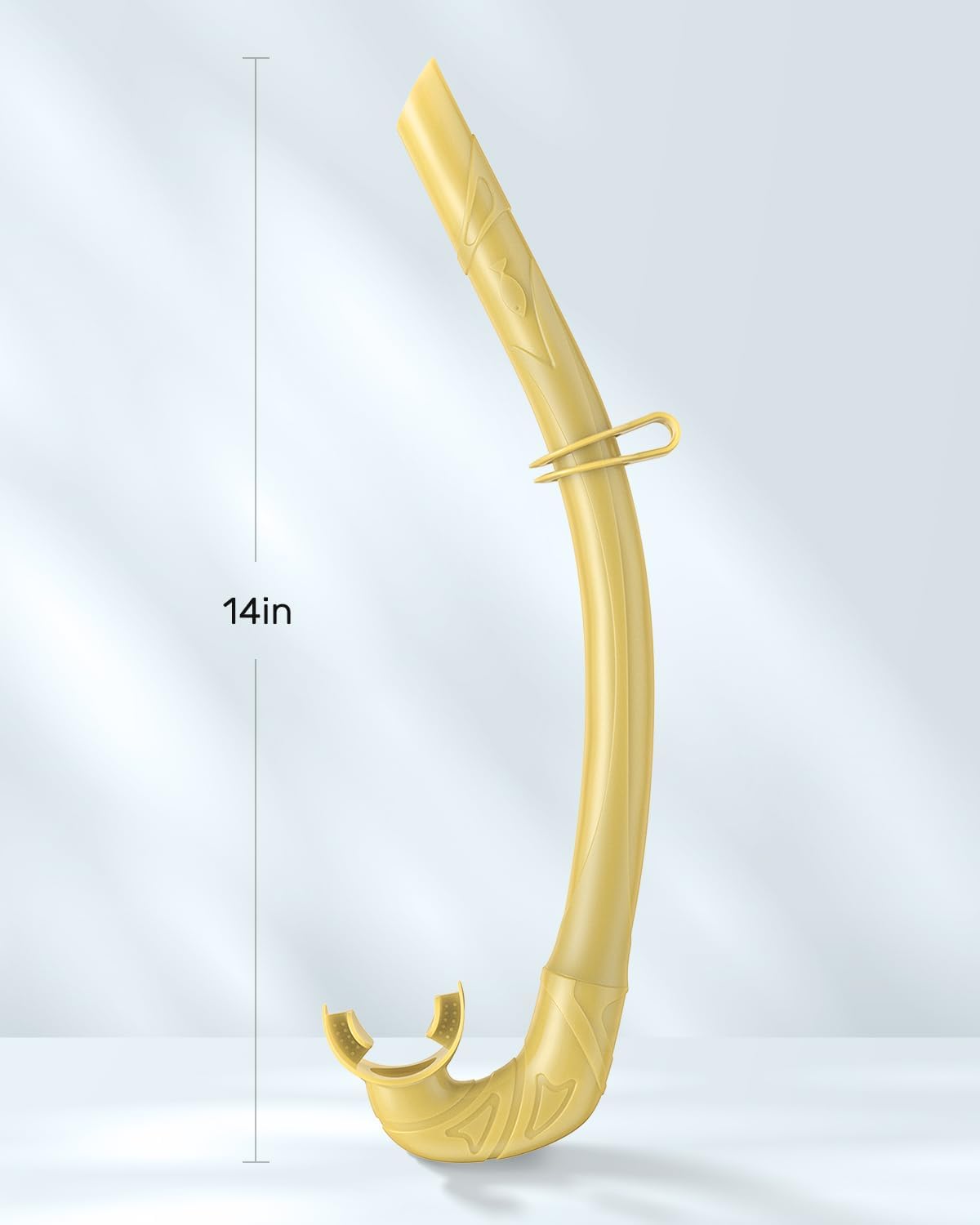 W WSTOO Adults Diving Snorkel Breathing Tube Silicone Flexible Foldable Snorkel Anti-Drop for Freediving Swim Training,Diving and Scuba Diving,Easy to Carry for Travel