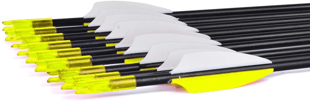 LWANO 31" Training Arrows-Archery Practice Target Arrows for Kids Youth or Beginners with Durable Shaft on Recurve Bow Compound Bow and Longbow