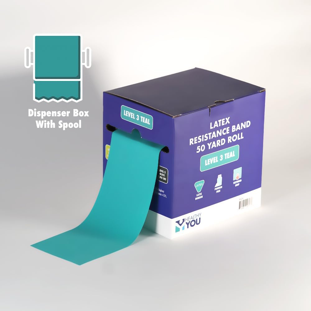 Healthy You® Latex Resistance Exercise Band 50 Yard