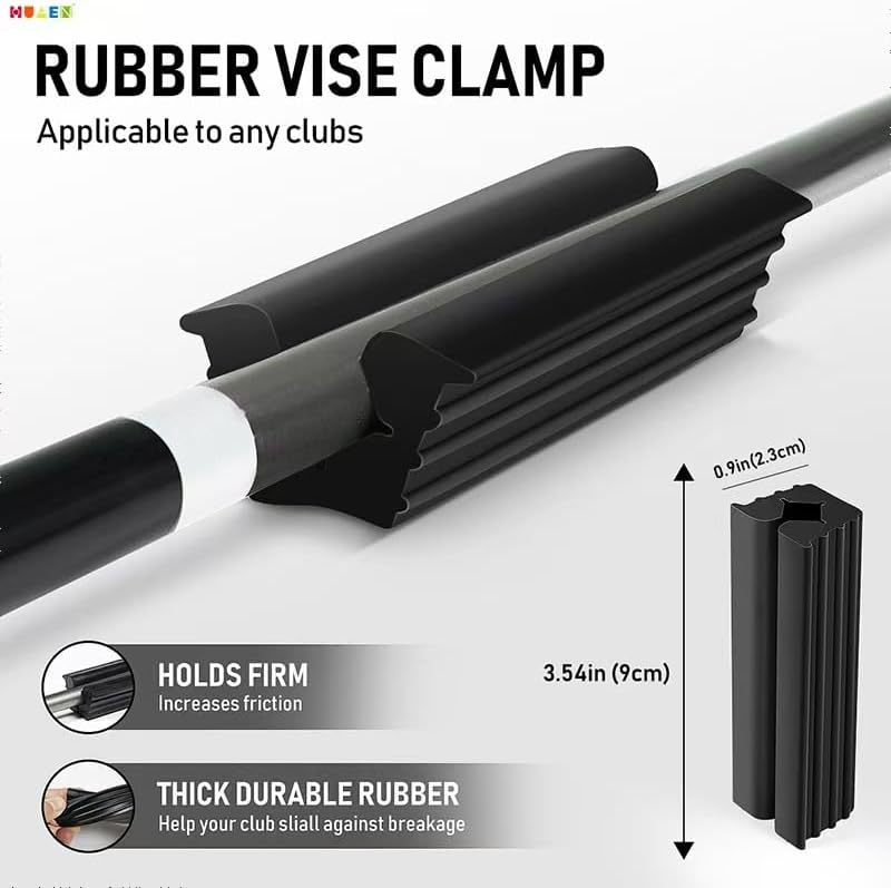 Golf Grips Kit with Golf Grip Tapes Remover Tool, 13 Golf Grip Tape,Golf Grip Solvent, Rubber Vise Clamp and Hook Knife for Regripping Golf Club Grips, Golf Club Regripping Kit