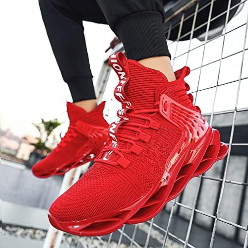 Hello MrLin Men's Running Shoes Non Slip Athletic Tennis Walking Blade Type Sneakers Hip Hop
