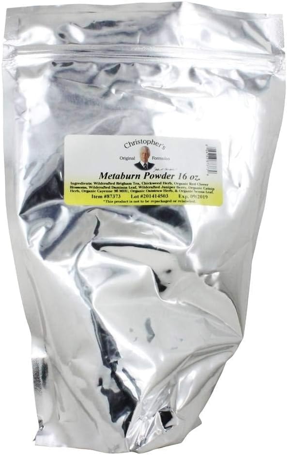 Christopher’s Original Formulas Metaburn Powder 16 oz – Herbal Weight Support Supplement – Whole Food Herbal Blend for Metabolism, Appetite & Energy – Made in the USA