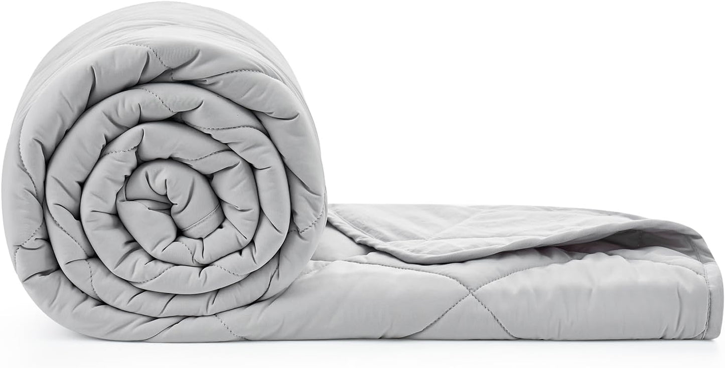 Cozy Bliss Cooling Blanket for Hot Sleepers, Q-Max 0.4 Cooling Comfort for Girls Boys, Cold Blankets for Night Sweats Sleeping, Ultra-Cool Lightweight Breathable Summer Blanket for Travel