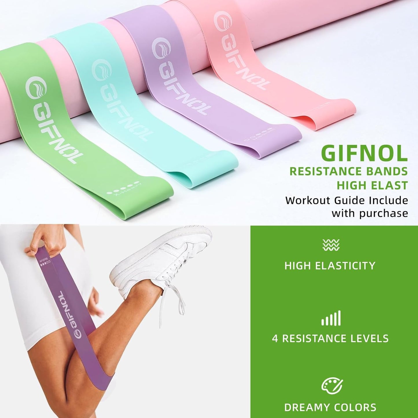 Pilates Ring and Ball Set with Resistance Bands - Pilates Equipment for Home Workout - 14'' & 12'' Pilates Rings, 2 Pilates Balls, 5 Resistance Bands for Toning Arms, Thighs/Legs & Core