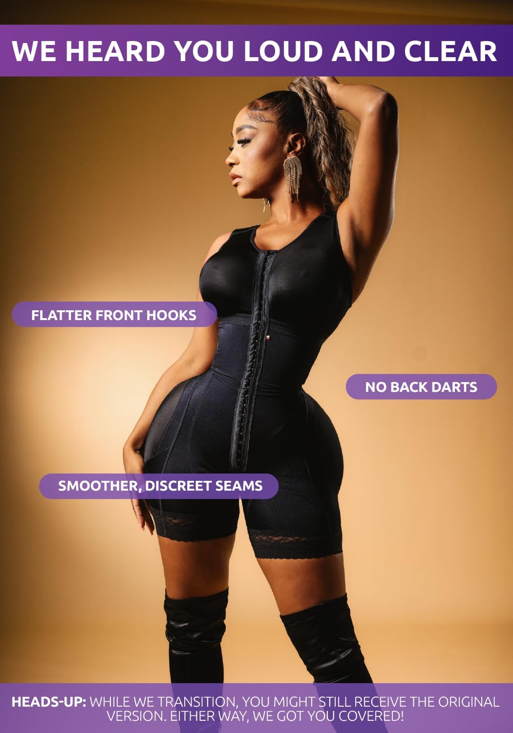 Snatched Body - Women's Stage 2 Faja Colombians with Bra Shapewear - BBL Post Surgery Garment - Reductoras Moldeadoras