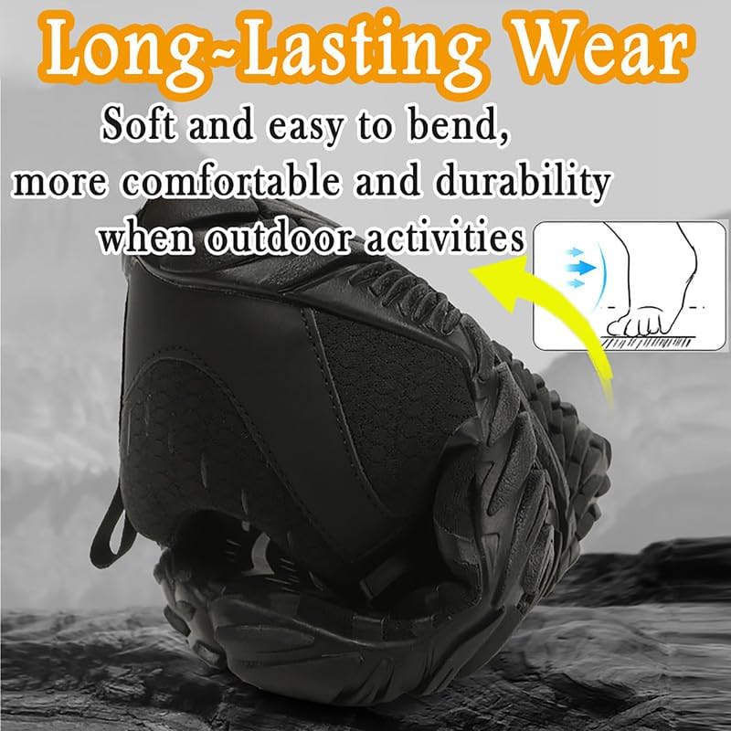 Barefoot Shoes Men Women Minimalist Shoes Zero Drop Workout Cross-Trainer Hiking Water Wide Toe Box Grounded Footwear Weightlifting Walking