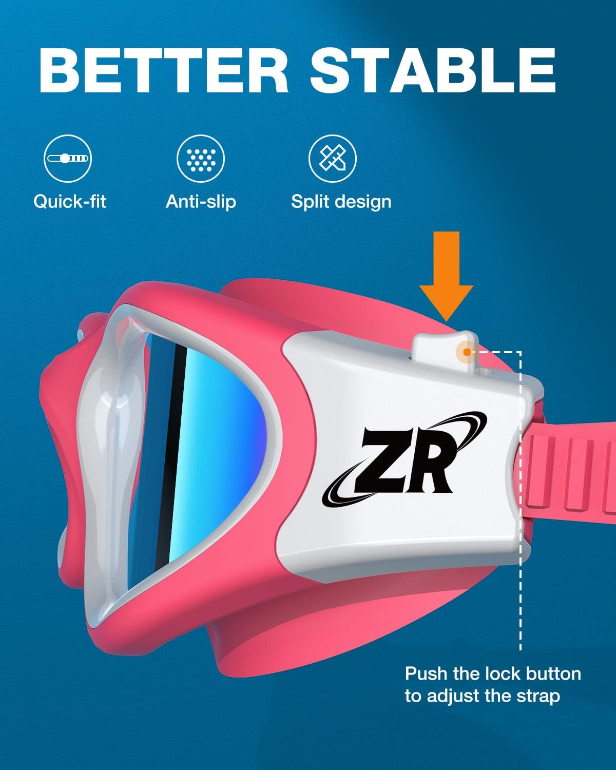 ZIONOR G1 Polarized Swimming Goggles for Unisex Adult Women Anti Fog 100% Anti UV Diving Goggles