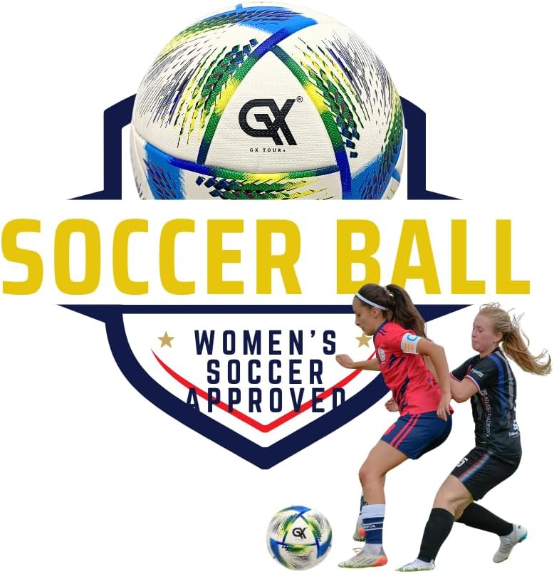 Thermo Bonded Polyurethane Soccer Ball Size 5 – Professional Grade PU Material, USA Quality Outdoor Sports, Premium Size 5 Soccer Ball for Training & Competitive Matches