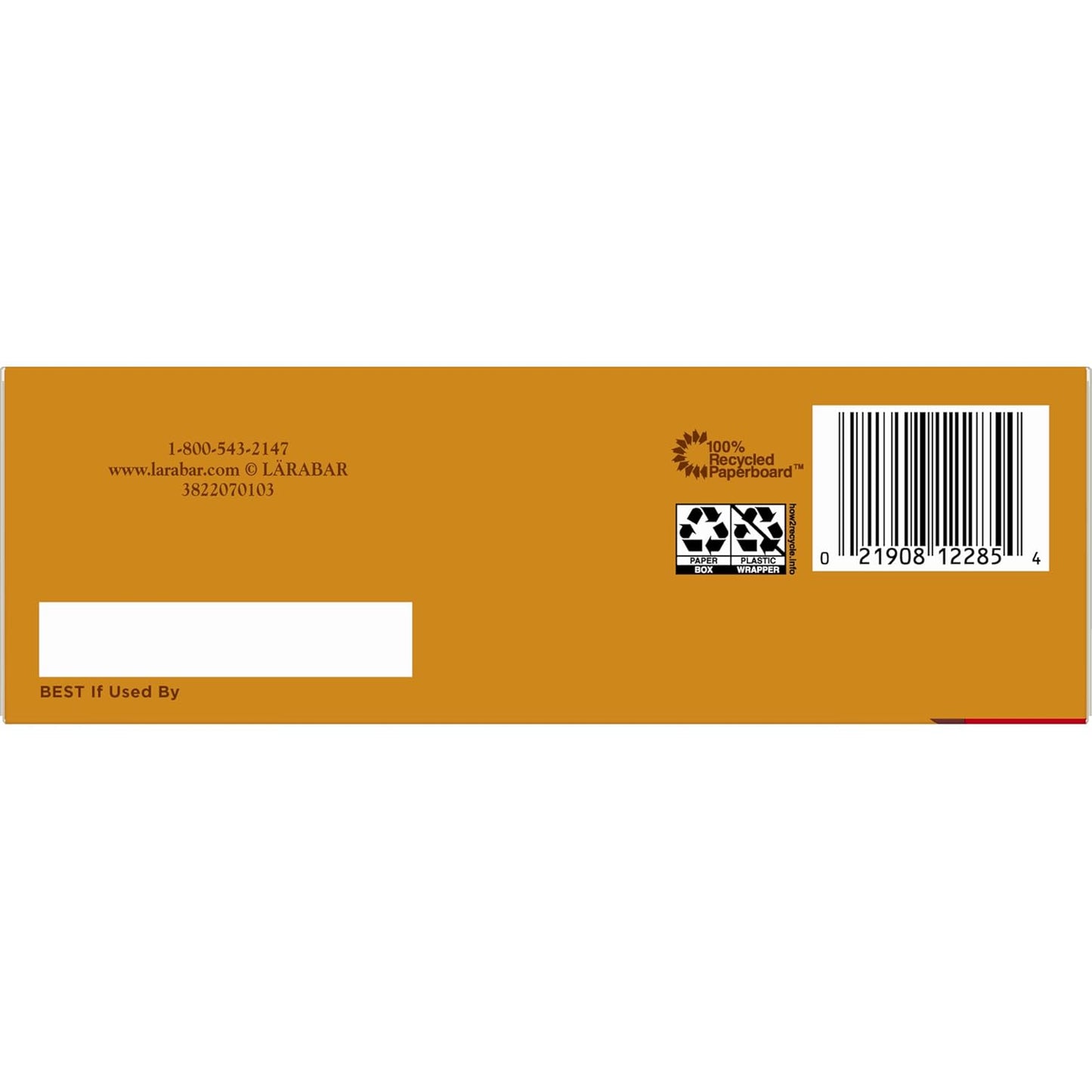 Larabar Peanut Butter Chocolate Chip, Fruit and Nut Bars, Gluten Free and Vegan, 19.2 oz, 12 Ct