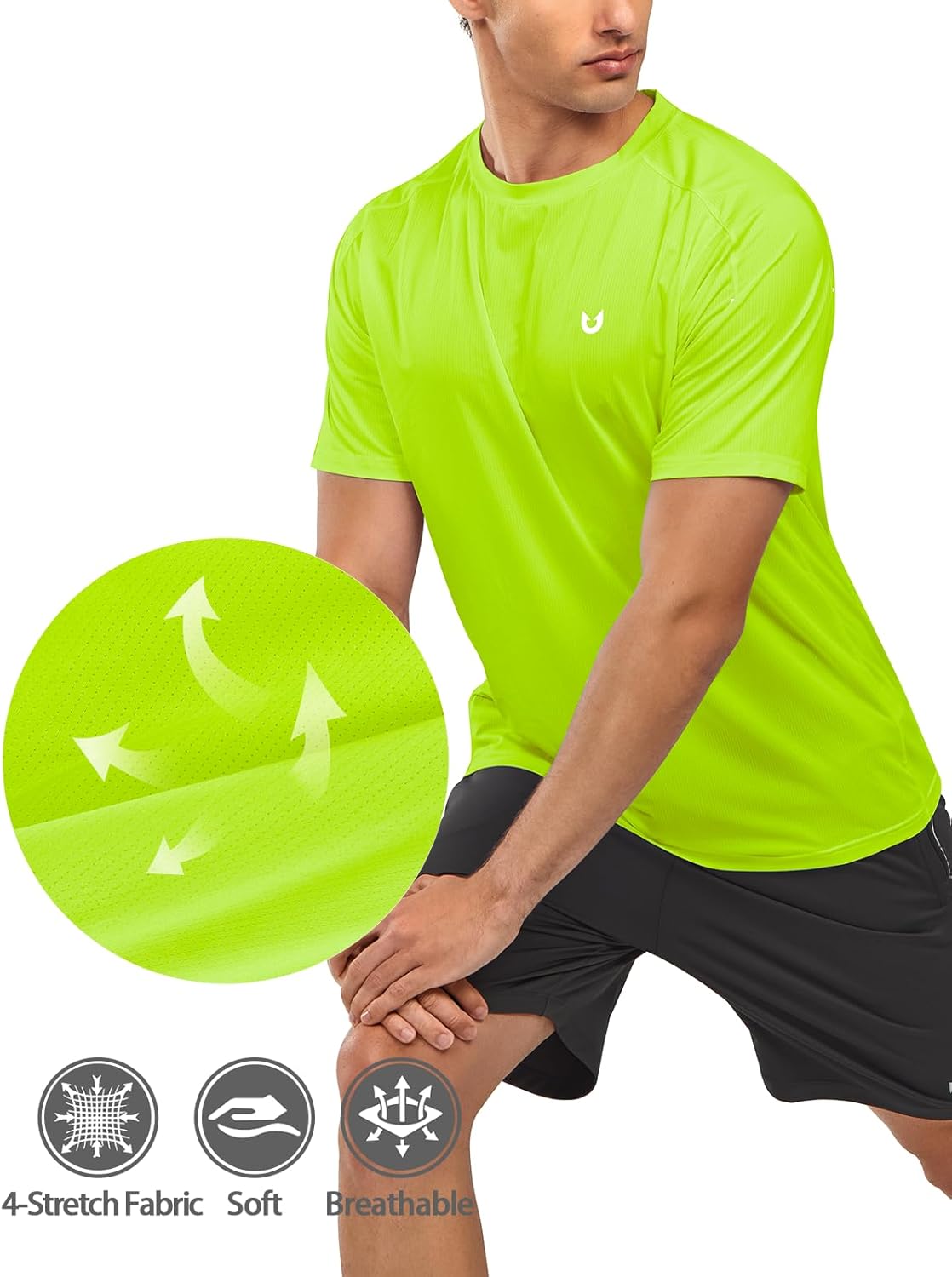 NORTHYARD Men's Athletic Running T-Shirts Quick Dry Workout Shirts Short-Sleeve Sports Gym Tee Tops Performance Activewear