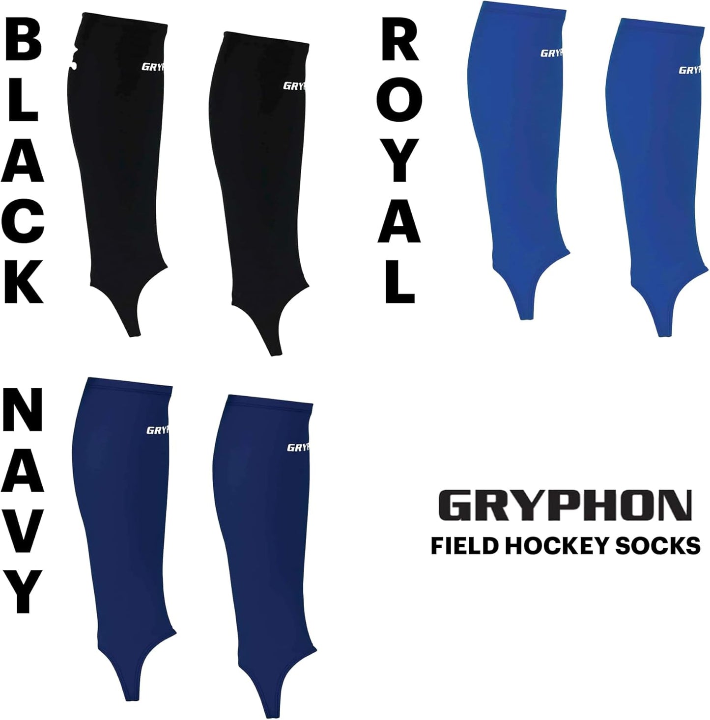 GRYPHON Over-The-Shinguard Socks for Field Hockey and Soccer Athletes
