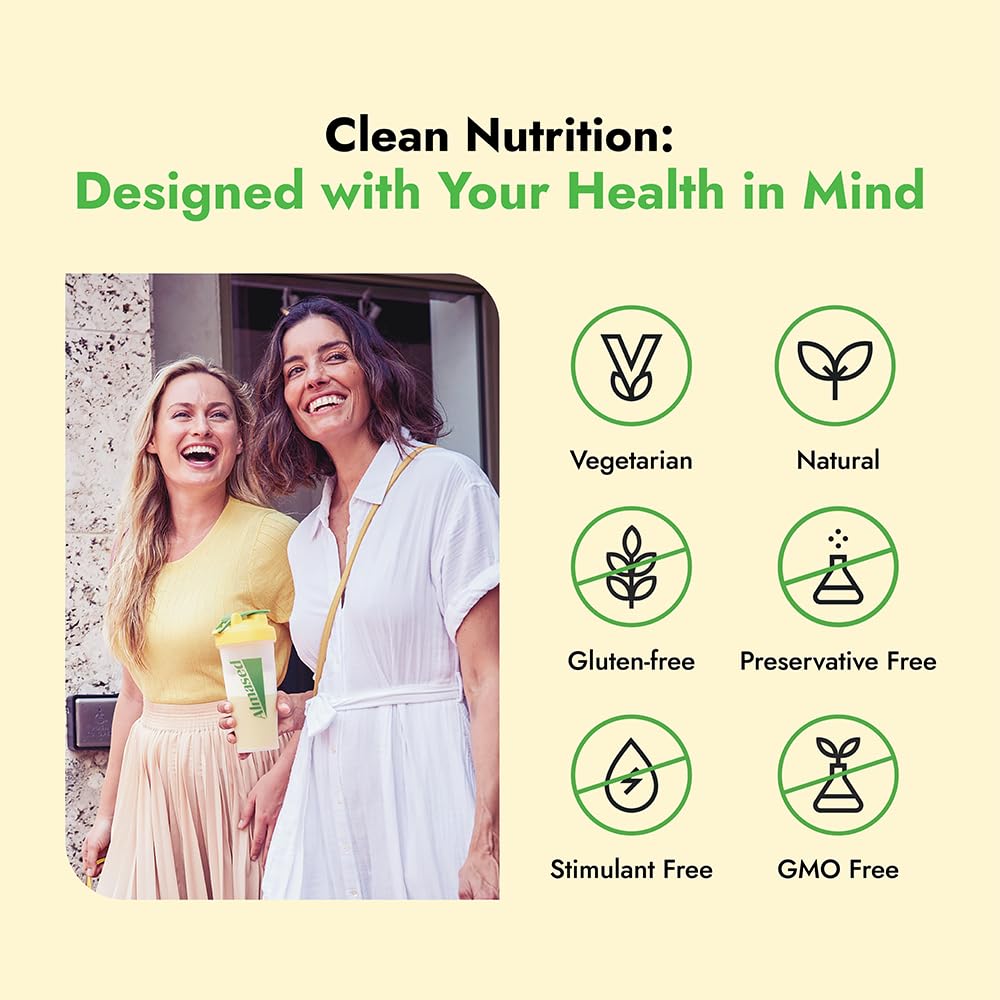 Almased Protein Powder for Weight Loss Kit for Men & Women, Natural Meal Replacement Shake for Weight Loss, Supplement, 24 Grams of Protein Per Serving (Original Flavor, 2 Cans @ 17.6 oz ea + Shaker Bottle + Scoop)