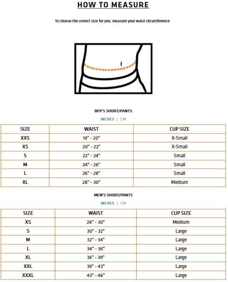 Shock Doctor Compression Shorts with Protective Bio-Flex Cup, Moisture Wicking Vented Protection, Youth Size