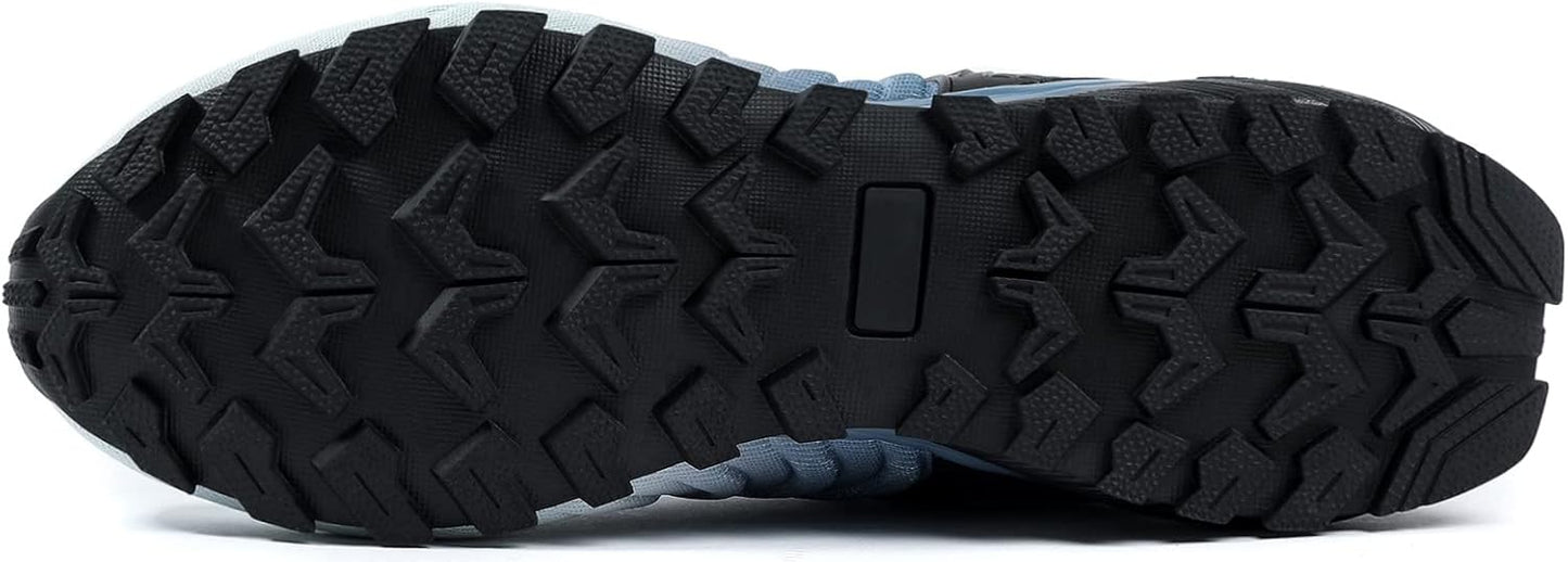 Kricely Men's Walking Shoes Breathable Lightweight Fashion Sneakers Non Slip Sport Gym Jogging Trail Running Shoes