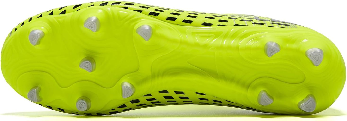 Soccer Cleats for Men's and Women's Outdoor Unisex Football Shoes Firm Rugby Boots