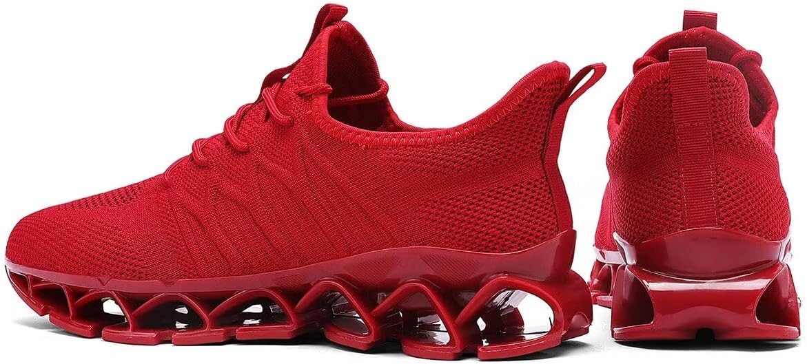 Mens Slip on Walking Running Shoes Blade Tennis Casual Fashion Sneakers Comfort Non Slip Work Sport Athletic Trainer