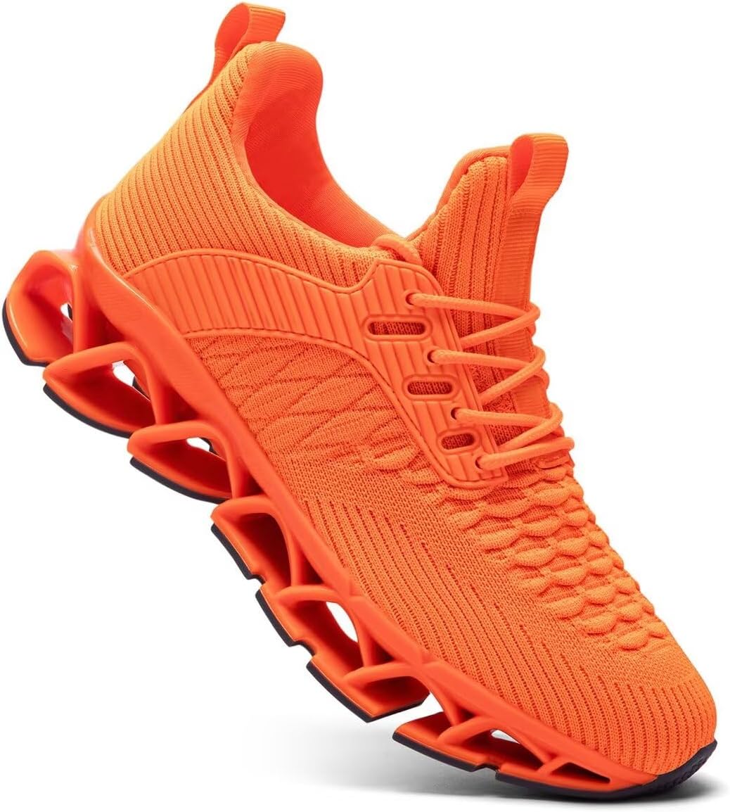 Mens Slip on Walking Running Shoes Blade Tennis Casual Fashion Sneakers Comfort Non Slip Work Sport Athletic Trainer