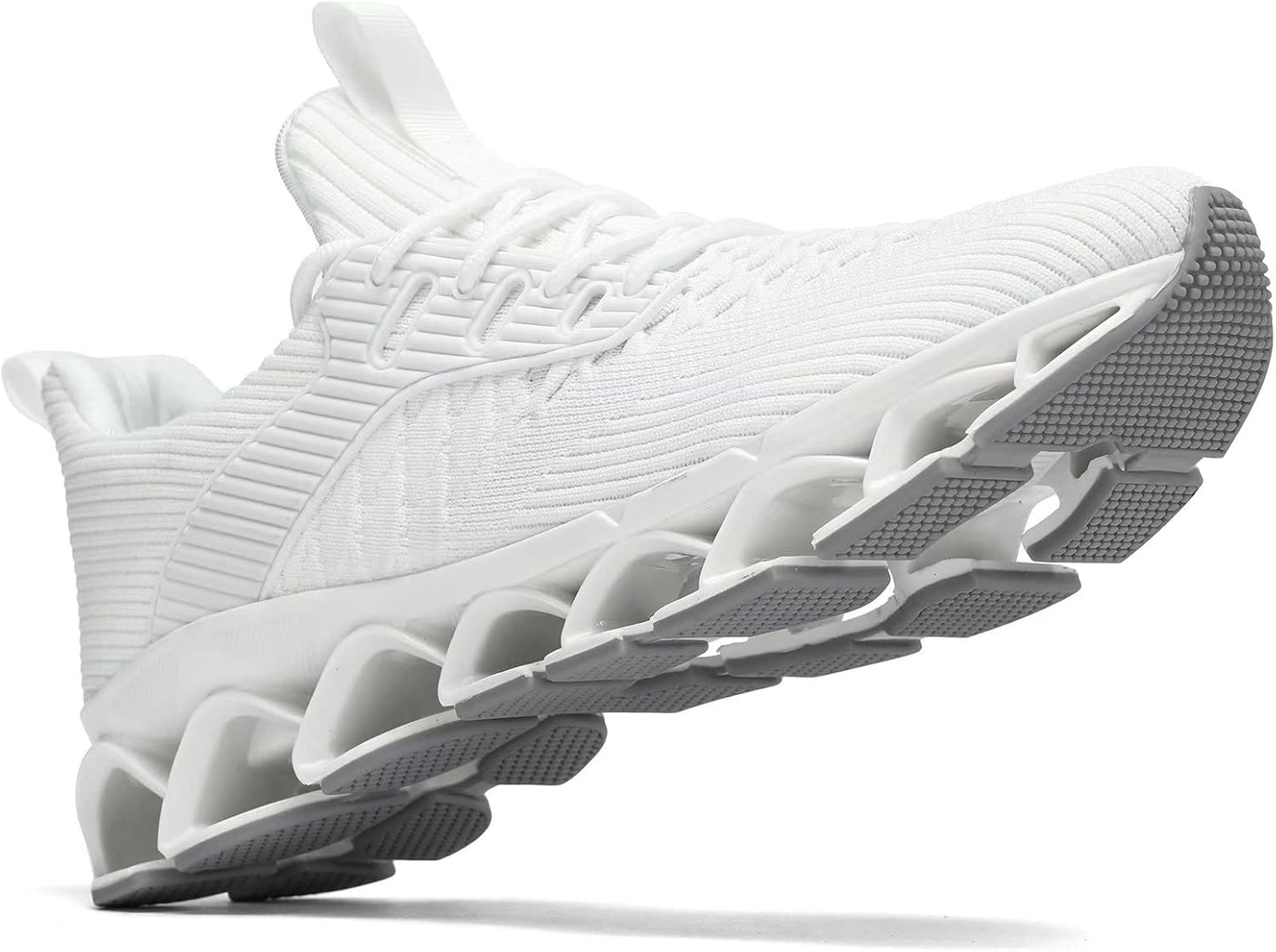 Men's Slip on Walking Running Shoes Blade Tennis Casual Fashion Sneakers Comfort Non Slip Work Sport Athletic Trainer