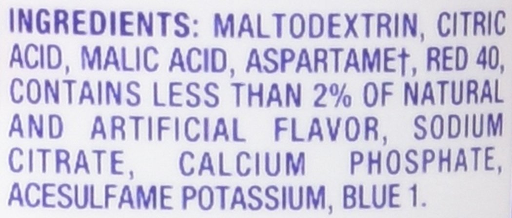Crystal Light Raspberry Ice Drink Mix (12-Quart), 1.3 Ounce Packages (Pack of 4)