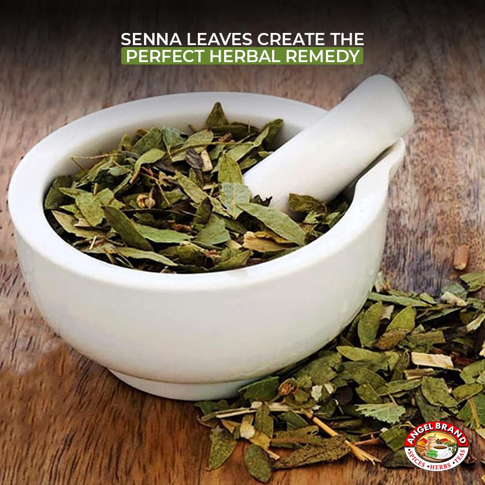 Angel Brand Senna Leaf – 0.5 oz Pouch – Dried Senna Leaves for Tea, Herbal Infusions, and Traditional Uses