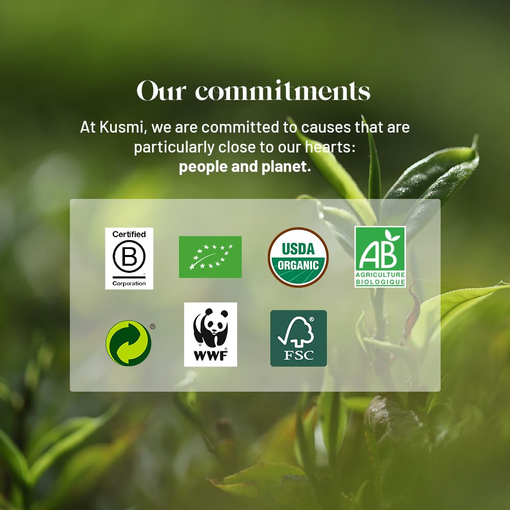 Kusmi Tea - Blue Detox - Blend of Green Tea, Mate & Pineapple - Rosehip, Rooibos, Mint, Guarana Flavours - Enjoy Hot or Iced - Loose Leaf Tea - Tin Box of 3.5 oz - Quantity for about 50 cups