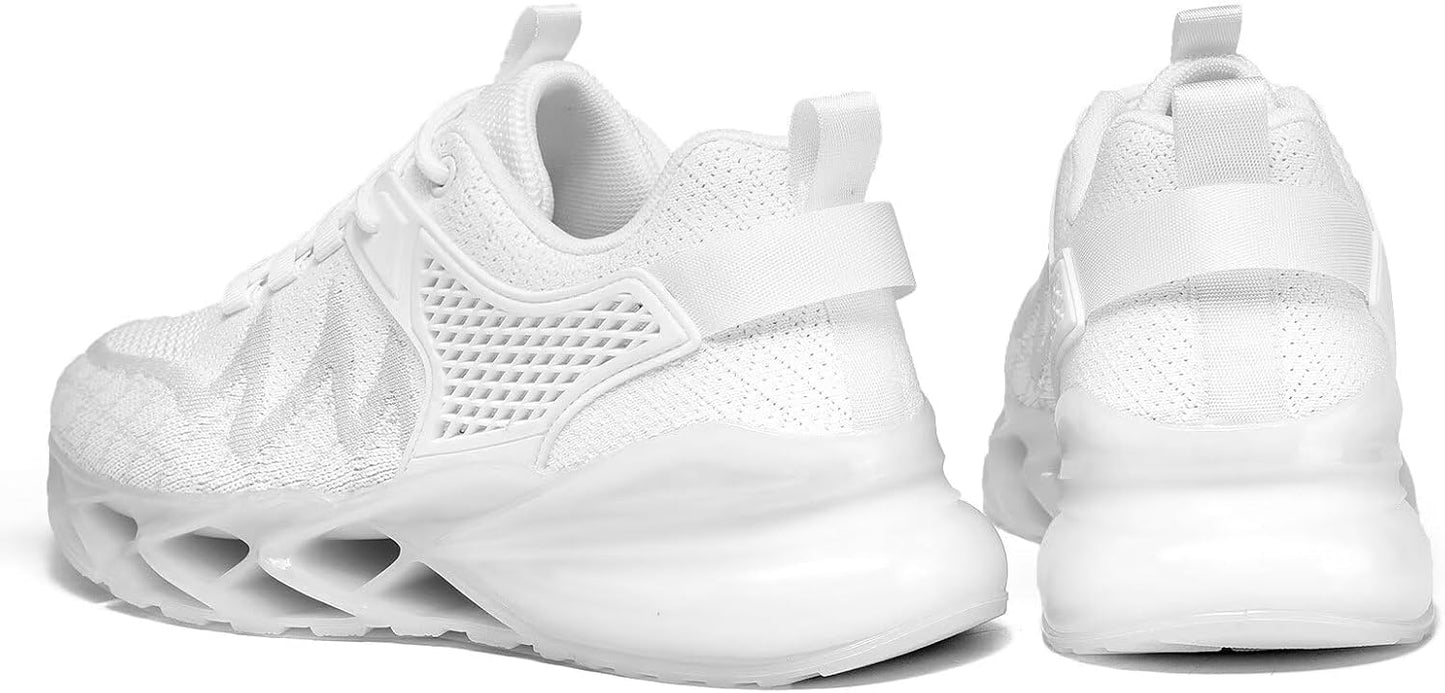 Men's Running Shoes Blade Tennis Walking Fashion Sneakers Breathable Non Slip Gym Sports Work Trainers