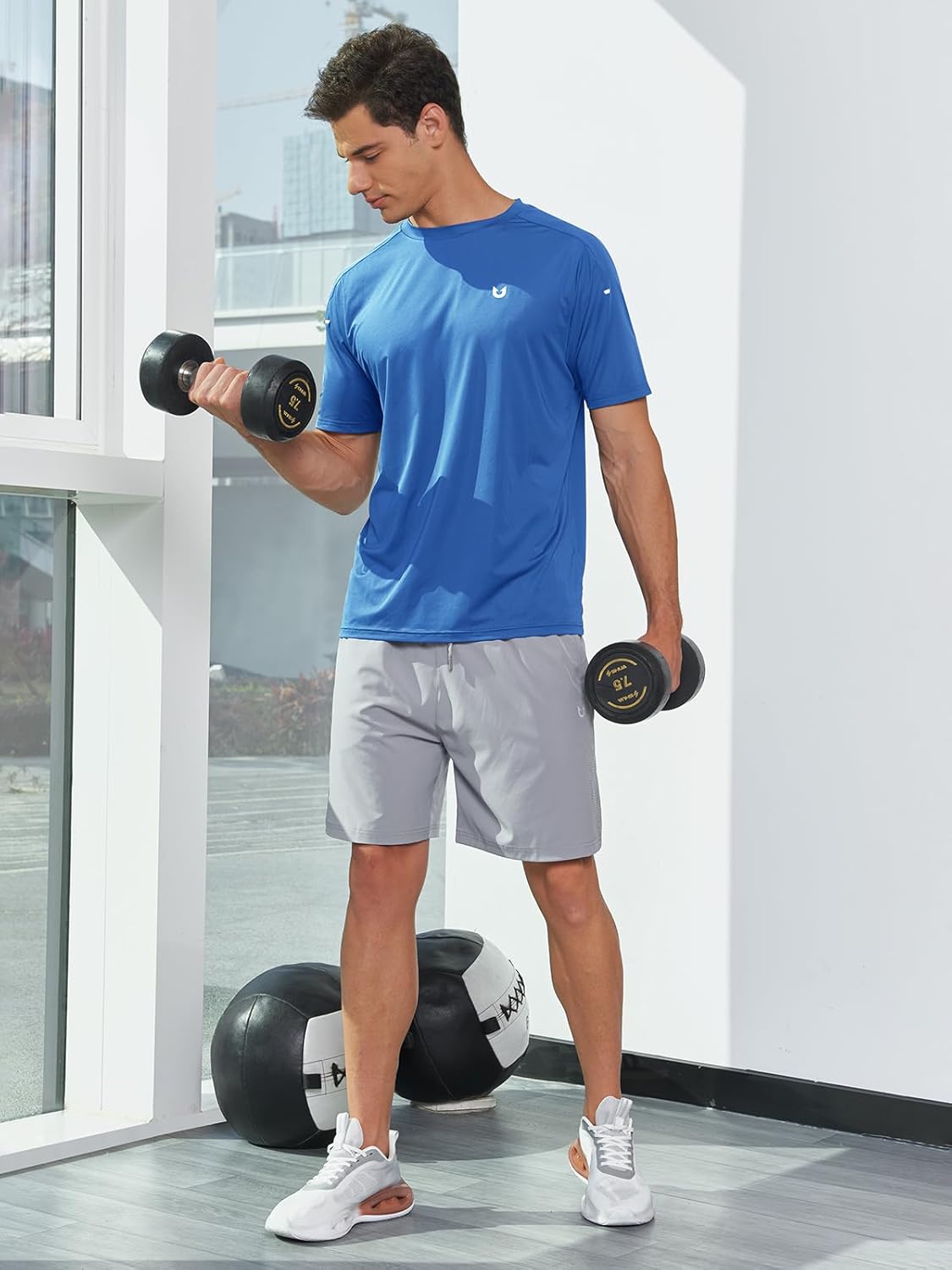 NORTHYARD Men's Athletic Running T-Shirts Quick Dry Workout Shirts Short-Sleeve Sports Gym Tee Tops Performance Activewear