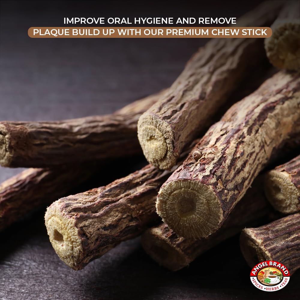 Angel Brand Chew Sticks for Humans – 1.5 oz Pouch Pack of 3 – Chewing Sticks for Teeth Cleaning and Fresh Breath.