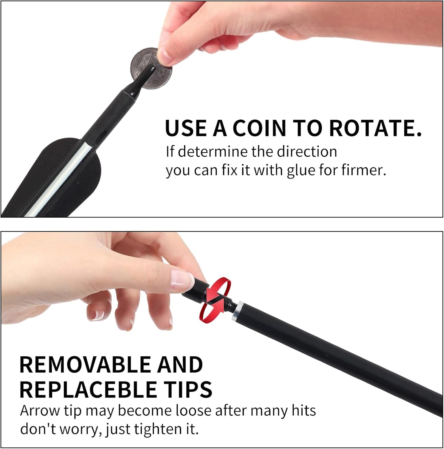 SOPOGER Archery Arrows for Compound Bow and Arrow Quiver Holder Tube, 31 Inch Arrows Practice Arrows for Recurve Bow 12 Packs, 500 Spine Hunting Arrows Carbon Fiber Target Arrow Accessories