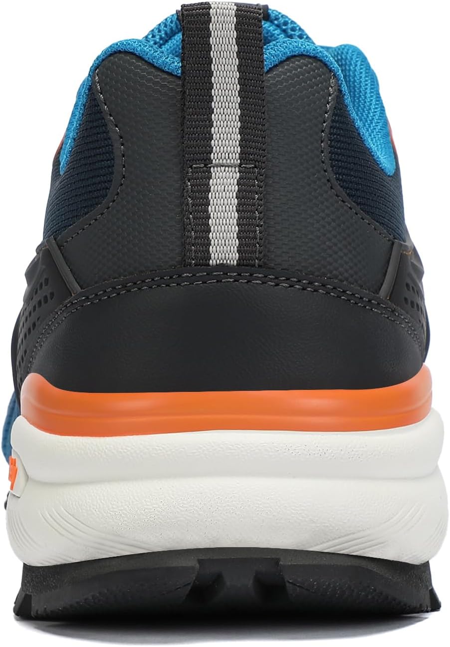 Kricely Men's Walking Shoes Breathable Lightweight Fashion Sneakers Non Slip Sport Gym Jogging Trail Running Shoes