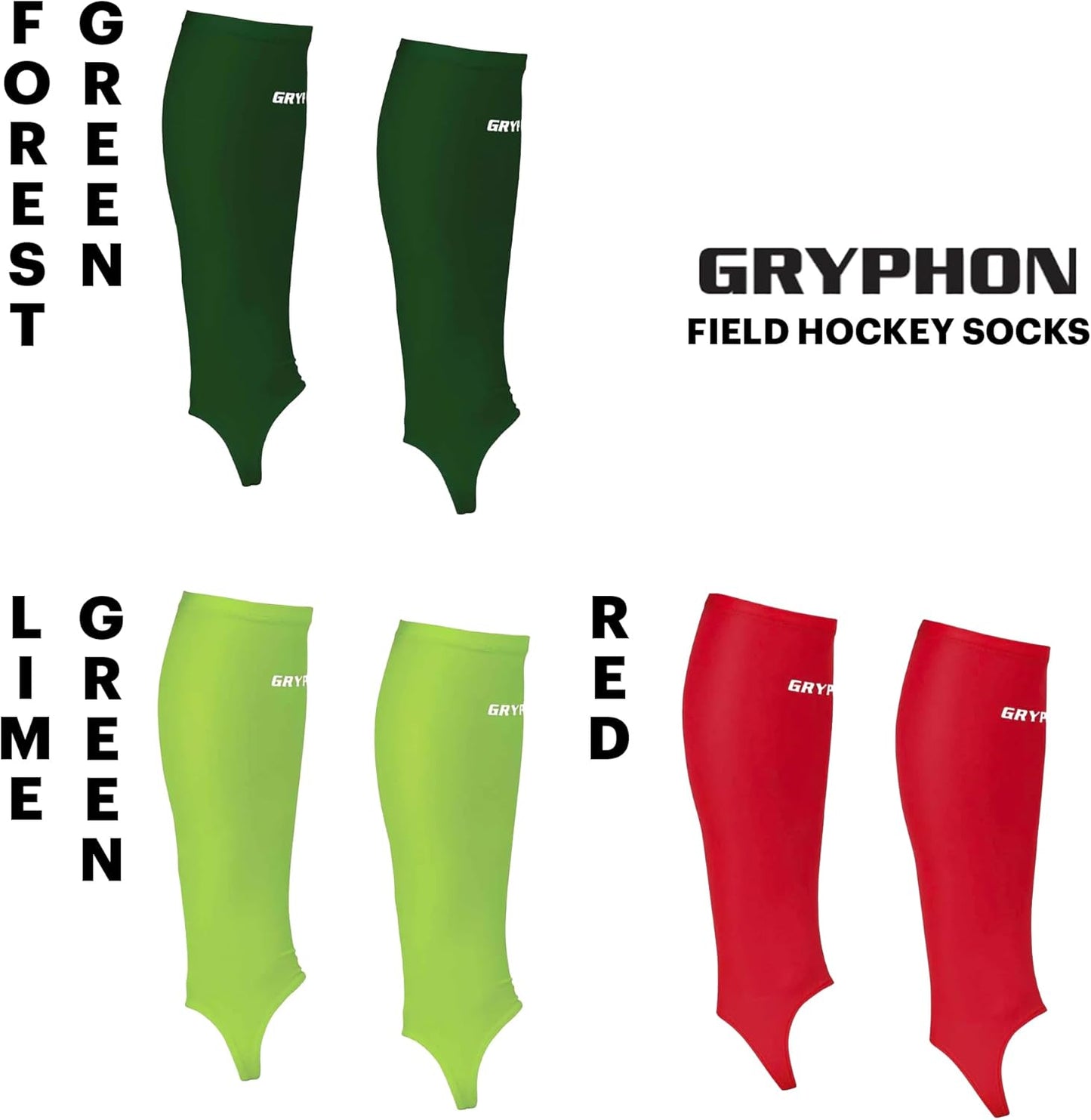 GRYPHON Over-The-Shinguard Socks for Field Hockey and Soccer Athletes