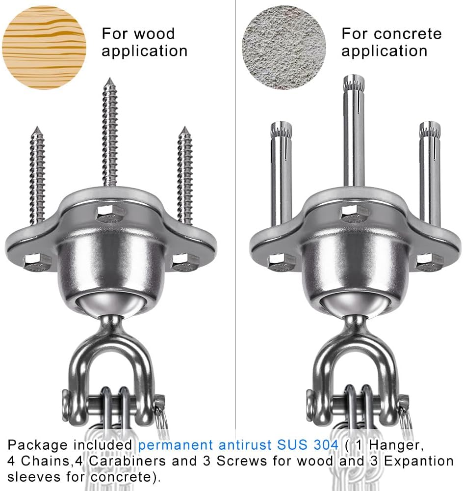 SELEWARE Boxing Punching Bag Hanger, Heavy Bag Hanger Bracket for Heavy Bag Boxing Muay Thai Training Hardware