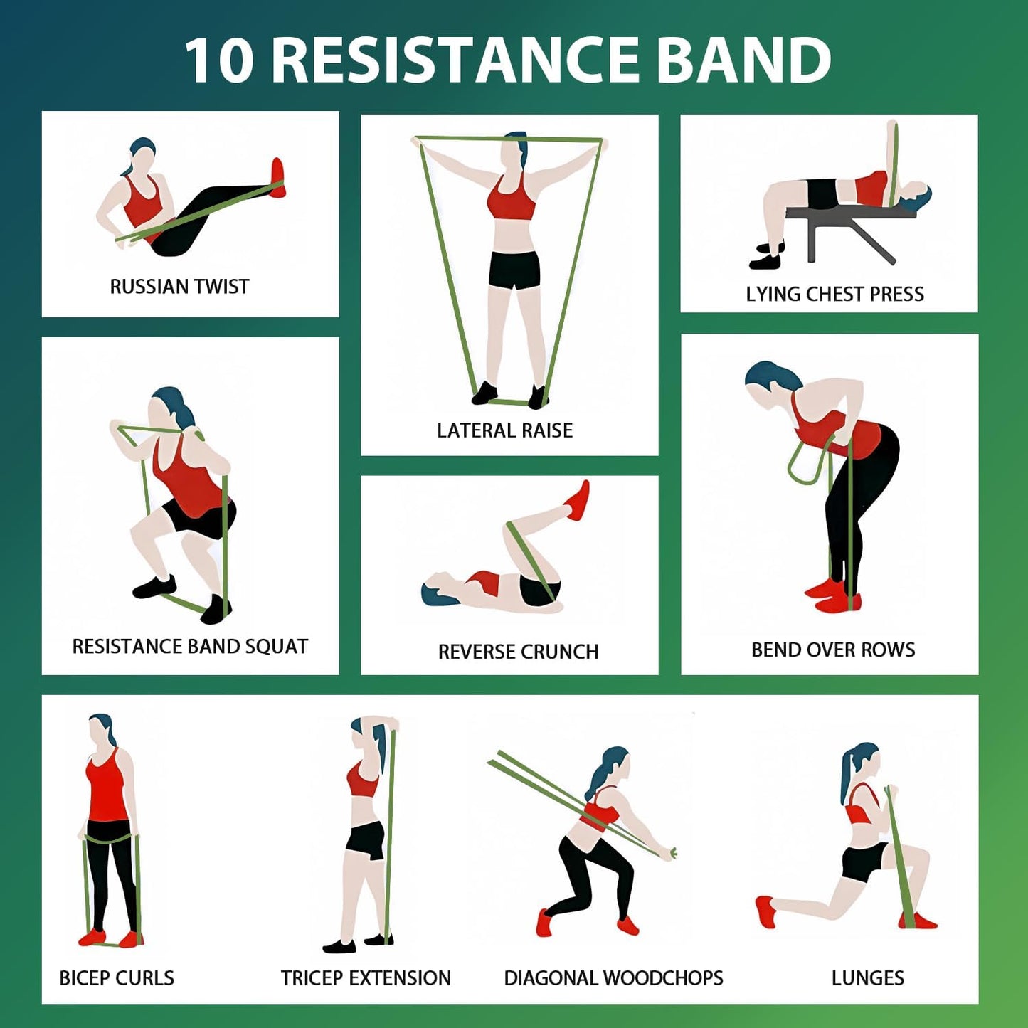 LEEKEY Resistance Bands Set for Pull-Up Assistance & Full-Body Training, Multi-Level Exercise Bands with Bag for Home Workouts, Physical Therapy, Strength Training (Men/Women)