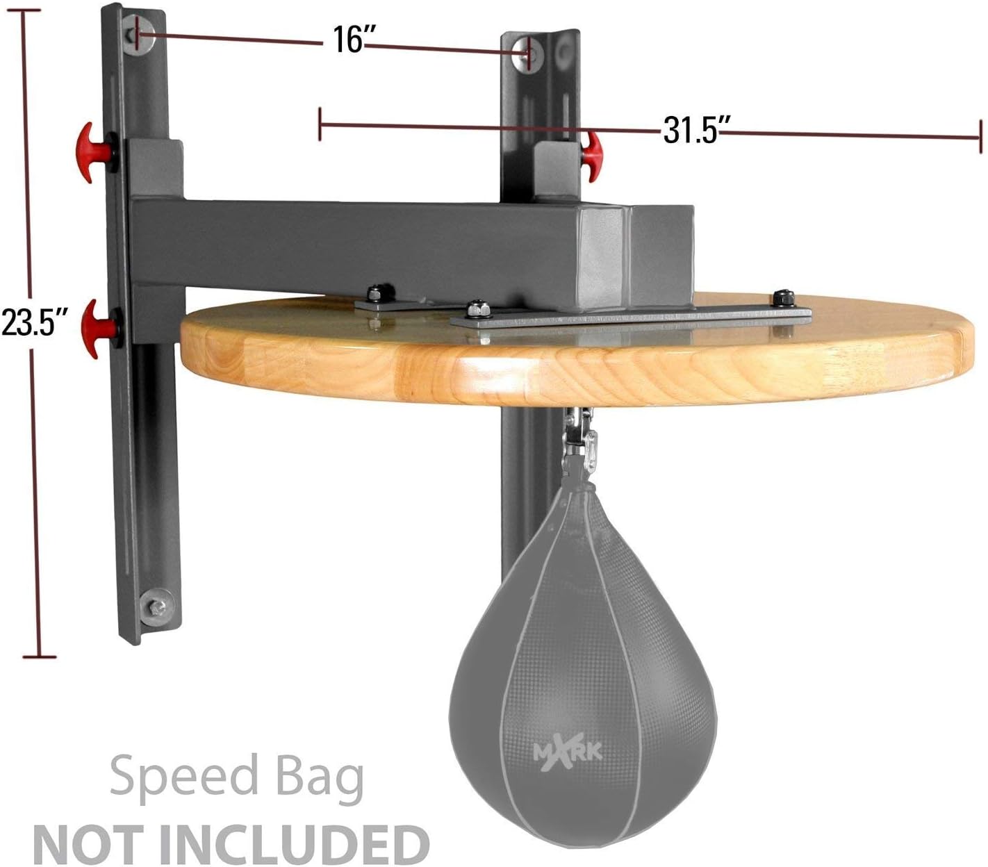 XMARK Professional Speed Bag Platform with Chain Swivel for MMA and Boxing
