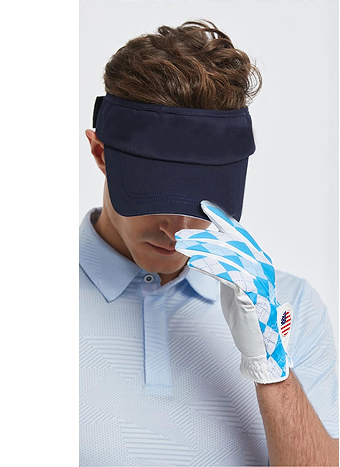 FINGER TEN Golf Gloves Men Right Handed Golfer Left Hand with Ball Marker 2 Pack Leather Breathable Comfortable Weathersof Grip Size Small Medium ML Large XL