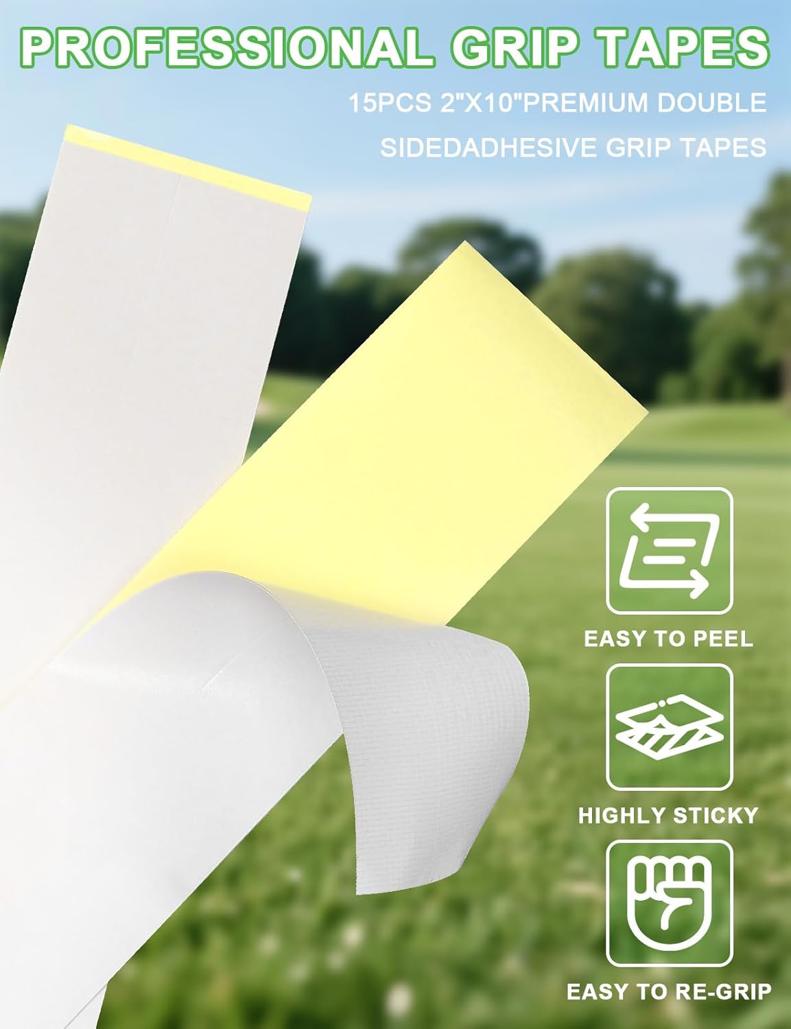 Portable Golf Grip Kit for Regripping Club, Golf Club Grip Kit for Home Travel with Anti-Slip Vise Clamp, Retractable Hook Knife, 15pcs Double-Sided Grip Tapes, A Pair of Gloves (Solvent Not Included)