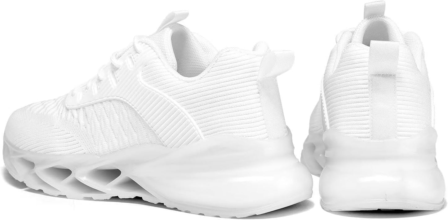 Men's Running Shoes Blade Tennis Walking Fashion Sneakers Breathable Non Slip Gym Sports Work Trainers