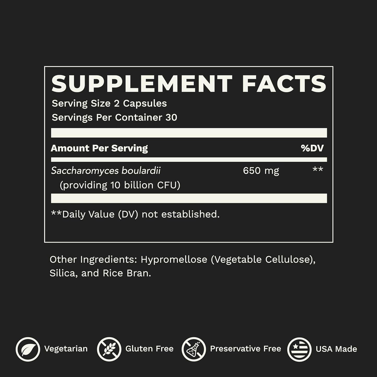 LifeSeasons Essentials S. Boulardii Probiotic - Supports Immune Function & Digestive Regularity - Promotes A Healthy Gut & Stronger Intestinal Lining - Eases Digestion - Saccharomyces - 60 Capsules