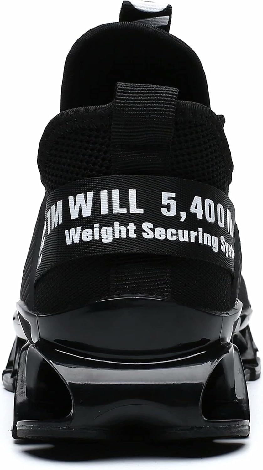 Men's Running Shoes Blade Tennis Walking Fashion Sneakers Breathable Non Slip Gym Sports Work Trainers