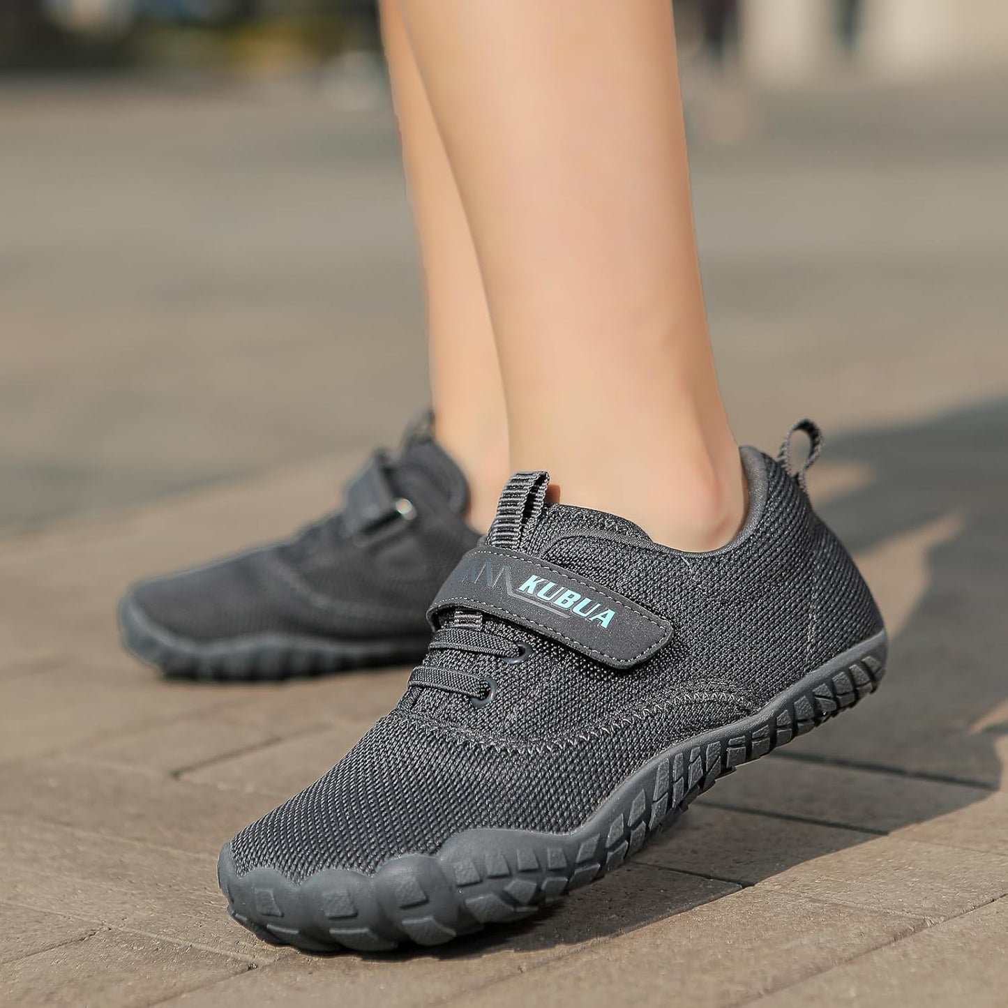 KUBUA Kids Barefoot Shoes Boys Girls Sneakers Naturally Splay Shoes Toddler Little Big Kid