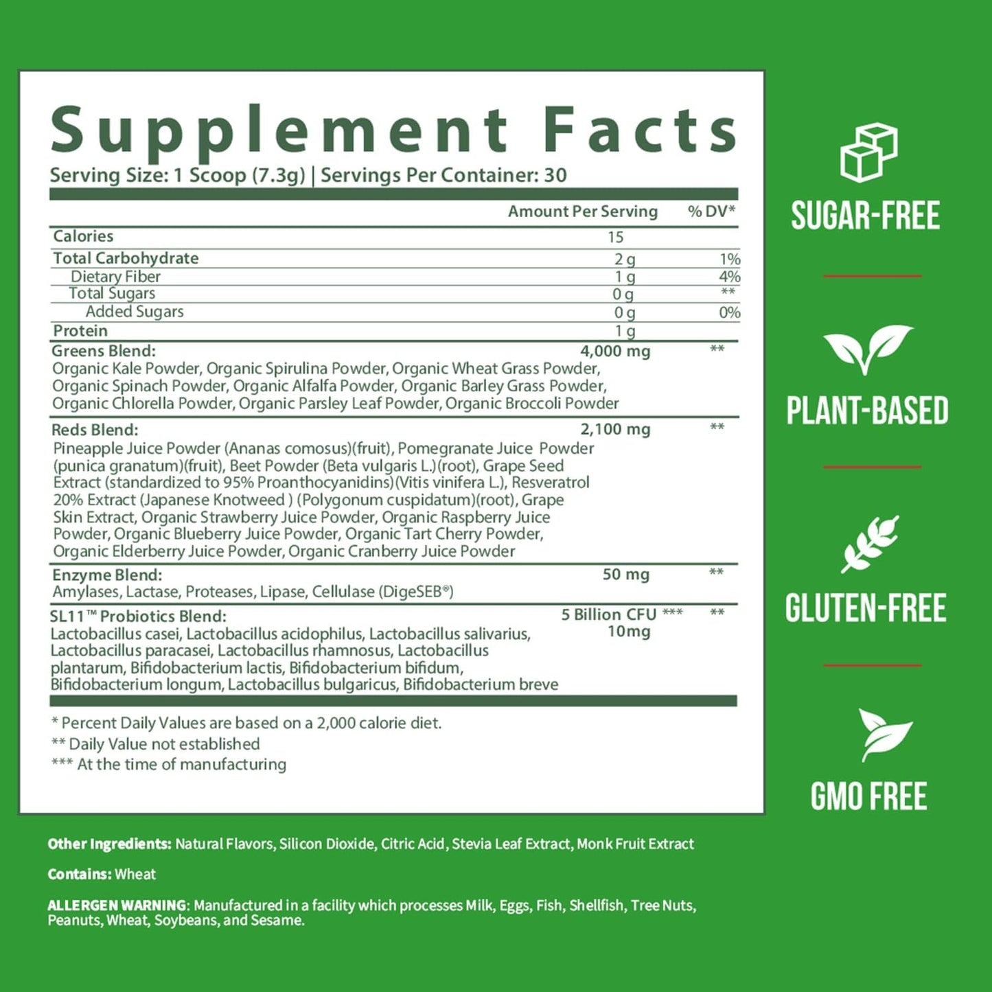 GOBIOTIX Super Greens and Reds Powder - Red and Green Superfood - Probiotic Supplement - Digestive Enzymes and Beet Root Powder - Organic Whole Foods Dietary Supplement (Pom Raspberry, 3 Pack)