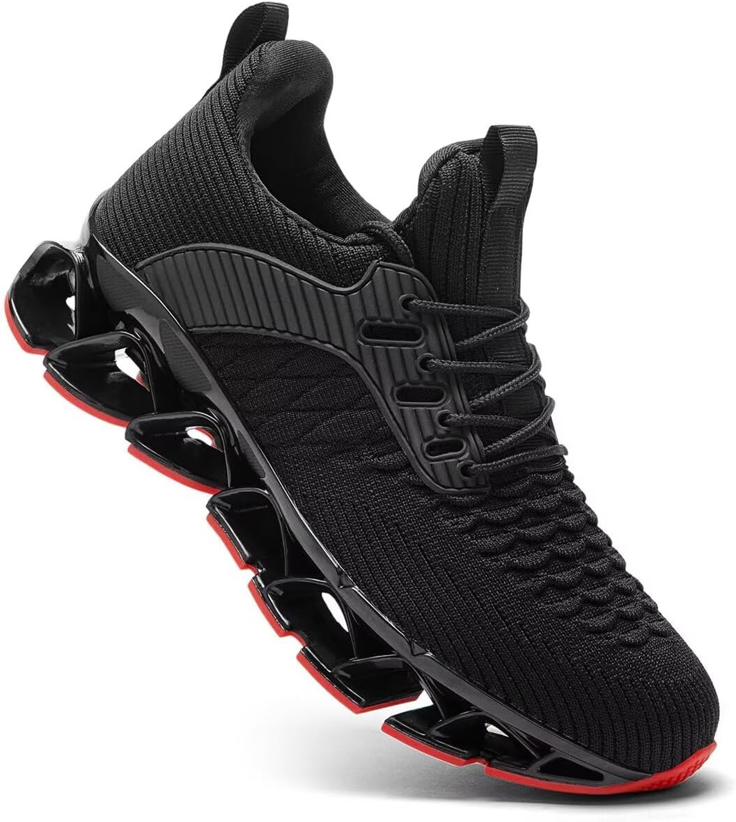 Mens Slip on Walking Running Shoes Blade Tennis Casual Fashion Sneakers Comfort Non Slip Work Sport Athletic Trainer