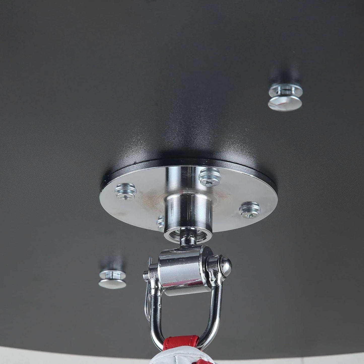 Soozier Speed Bag Boxing Punching Bag with Height Adjustable, Wall Mount Door Speed Bag, Martial Arts, MMA, and Boxing Equipment for Home Training, 9" H x 7" Dia.