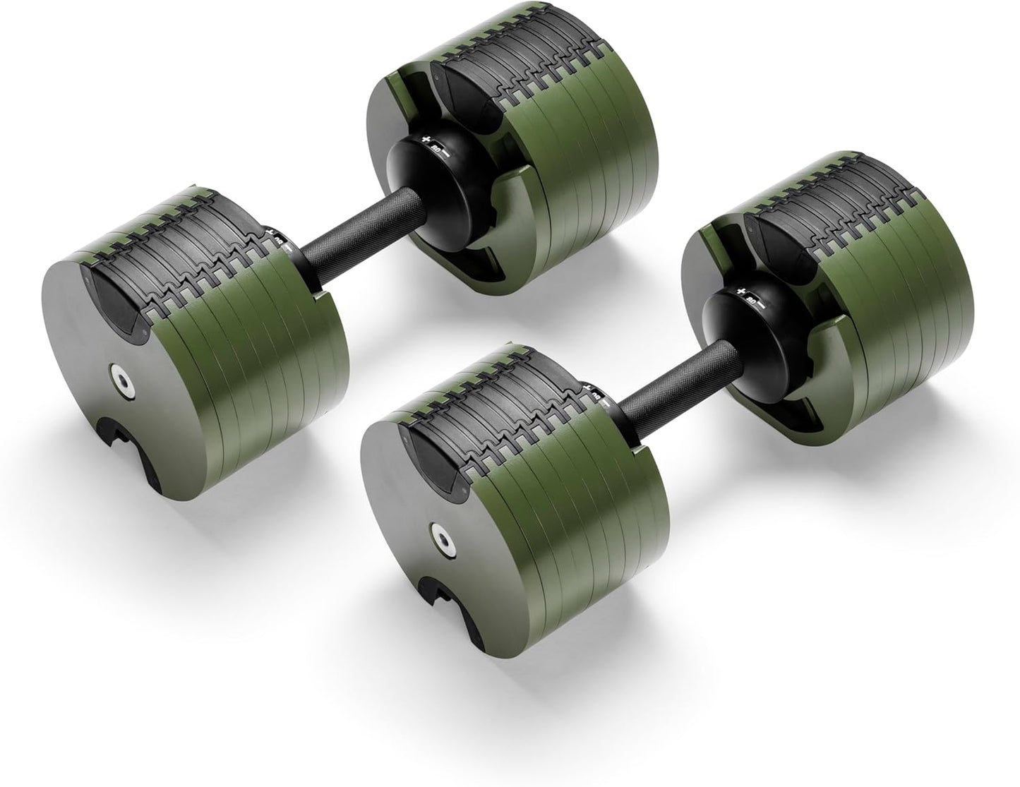 NÜOBELL® Adjustable Dumbbell Set, 5-50 LB or 5-80 LB, Easy Twist 2024-25 Model, All-In-One Weights Set (Pair) for Home, Original Manufacturer