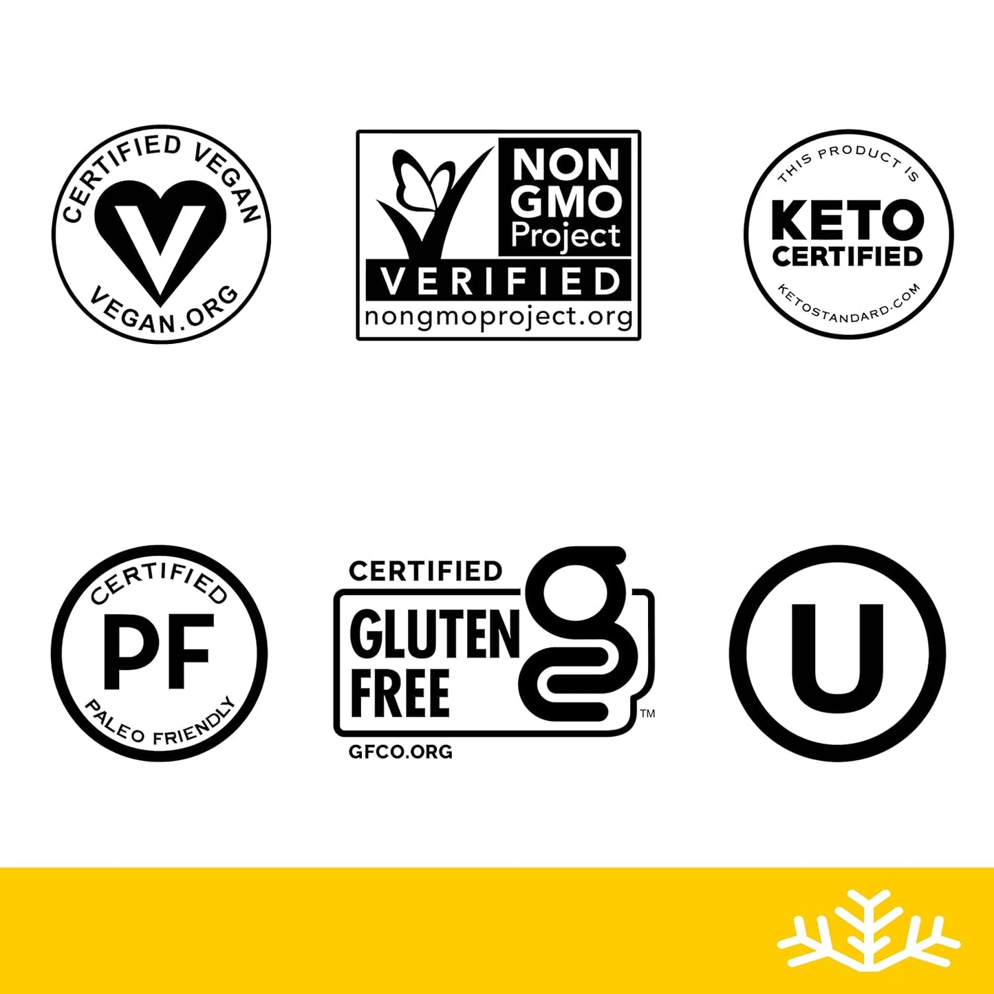 Lemon KETO Xylitol Candy Chips (3-Pack)- SNØ 1.5 oz - Sugar-Free Candy With Only 2 Ingredients | Low Carbs, Diabetic-Friendly, Non-GMO, Vegan, GF & Kosher | Purest candy in the world!