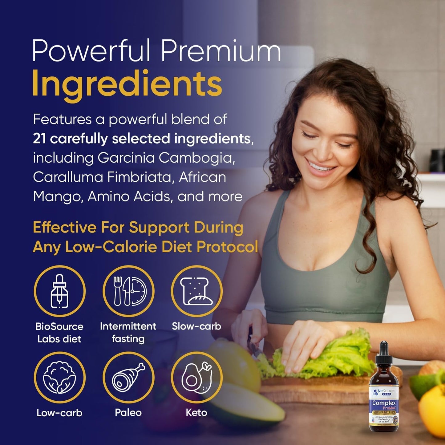 Complex ProMAX Premium Diet Drops (1 x 2 oz Bottle)