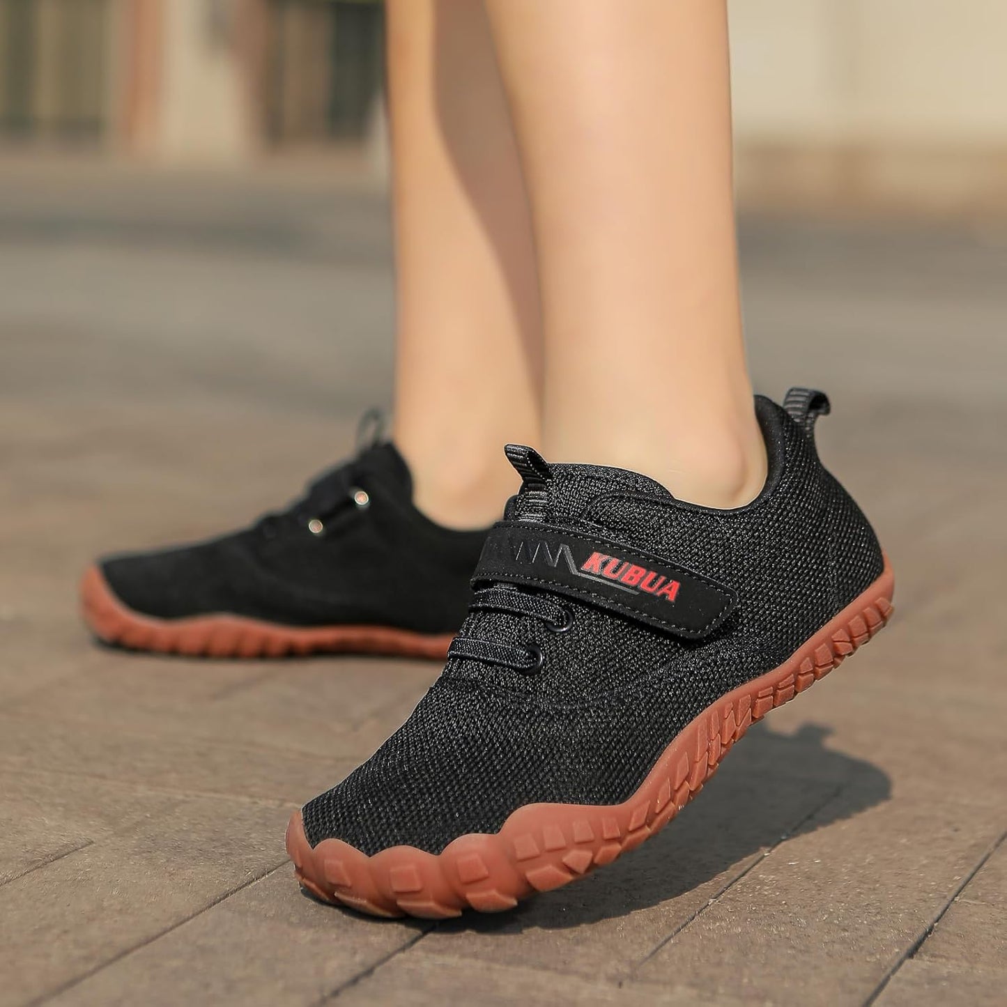 KUBUA Kids Barefoot Shoes Boys Girls Sneakers Naturally Splay Shoes Toddler Little Big Kid